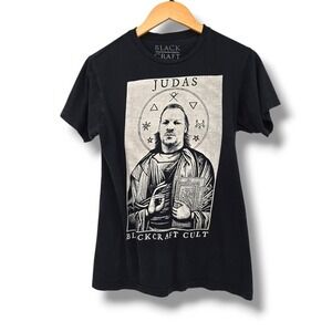Black Craft Judas Chris‎ Jericho Graphic Print Tee Black T-Shirt Size S